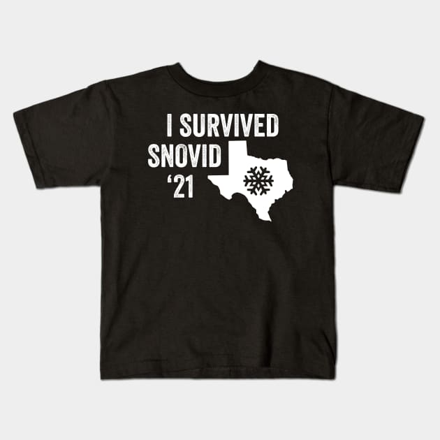 I survived Snovid 21 Kids T-Shirt by GiftTrend